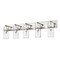 Z-Lite Fontaine 5 Light Vanity, Polished Nickel & Clear 3035-5V-PN - alternate 4